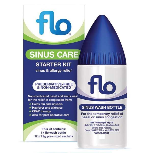 Use FLO Sinus Care to get rid of nasal congestion and sinus pressure from Hayfever & Allergies